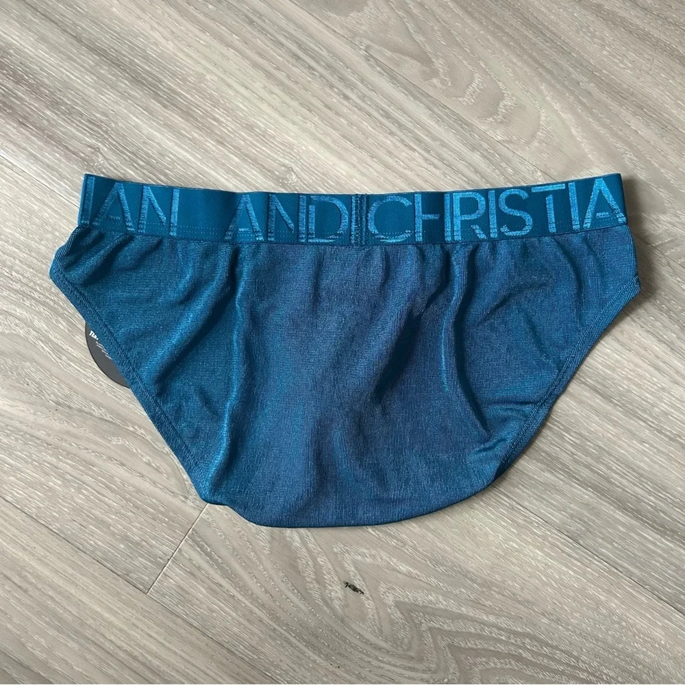 Andrew Christian | Sensual Rib Brief w/ Almost Naked in Deep Teal (Small)